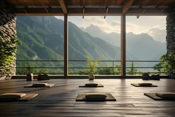 Luxury wellness background